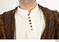   Photos Man in Historical Civilian suit 8 brown dress decorated knob lace medieval clothing neck white shirt 0001.jpg